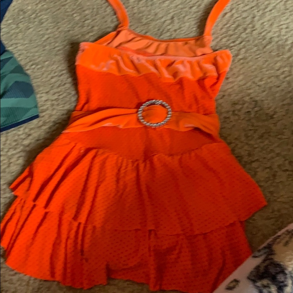 Velvet dance outfit